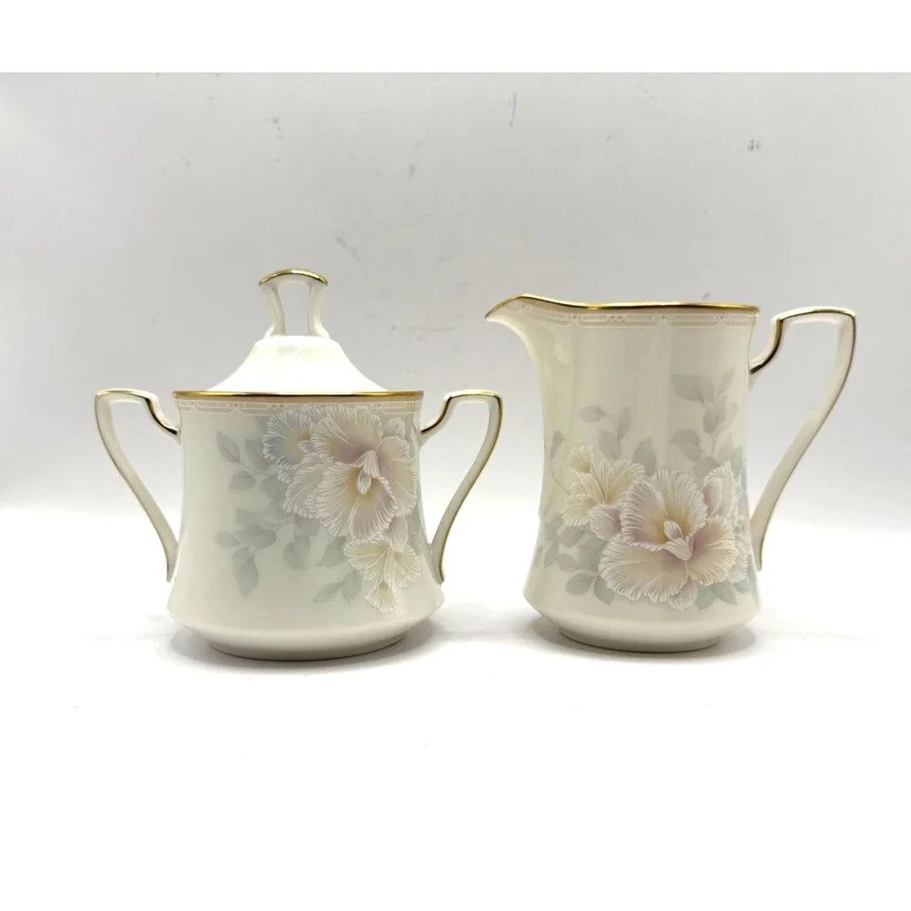 Noritake SWEET SURPRISE Floral Creamer & Sugar Bowl 7702